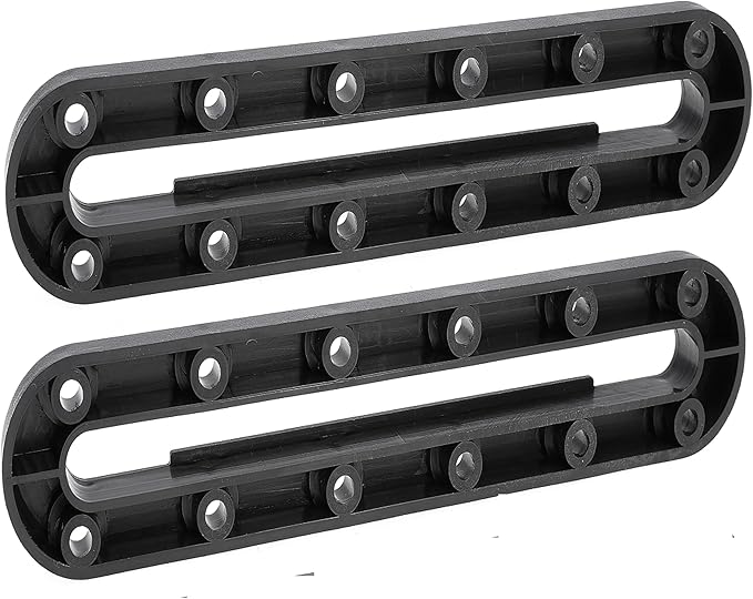 9.2 Inch Kayak Rail Kayak Mount Track Accessories for Fish Finder,Cup Holder, Anchor Cleats Kayak Gear Track for Fishing Rod Holder Kayak Gear Track to Mount Kayak Paddle Holder