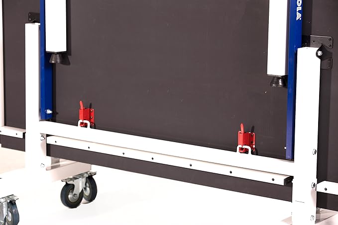 JOOLA Rally TL Professional MDF Indoor Ping Pong Table w/Quick Clamp Table Tennis Net & Post Set - 10 Minute Easy Assembly - Corner Ball Holders - Tournament Quality - Includes Playback Mode