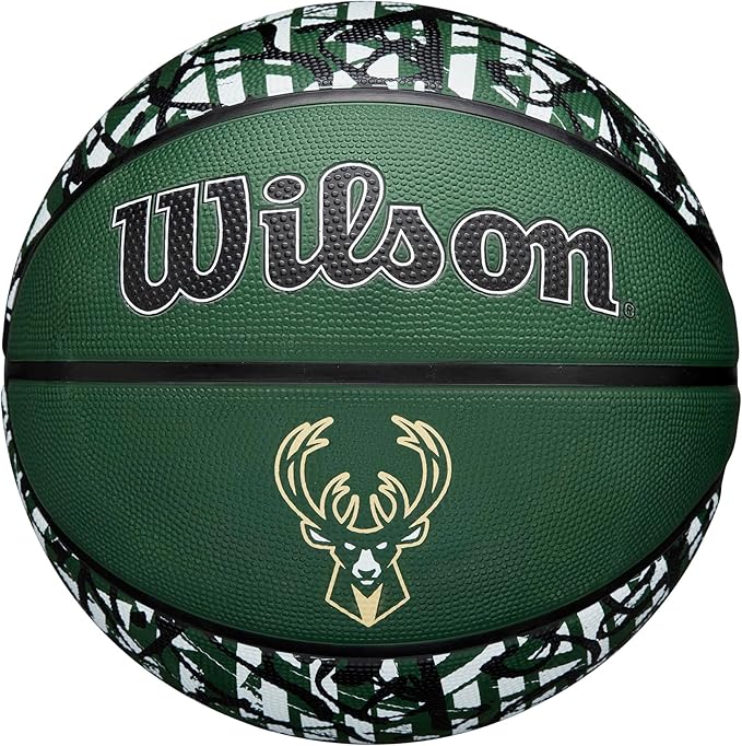 WILSON NBA Team Graffiti Basketballs - Size 7-29.5"
