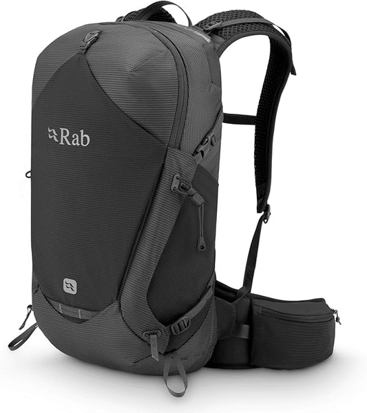 Rab Protium Lightweight Backpack - Comfortable Daypack for Hiking & Trekking - Anthracite - 27-Liter (Back Length - Medium/Large)