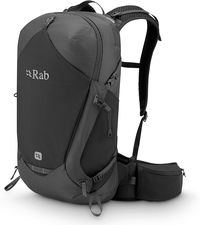 Rab Protium Lightweight Backpack - Comfortable Daypack for Hiking & Trekking - Anthracite - 27-Liter (Back Length - Large/X-Large)