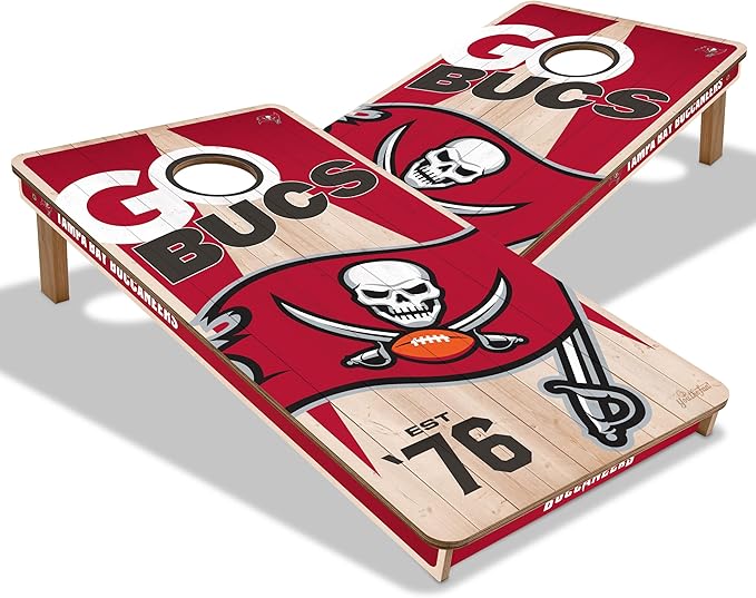 YouTheFan NFL 2’ x 4’ Professional Wood Cornhole Game