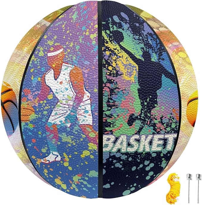 Personalized Basketball Leather Basketball Custom Basketball with Your Personalized Pictures Text Sports Equipment