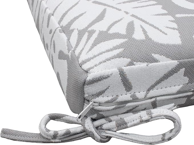 Tommy Bahama Bench Cushion, 44" X 16" X 2.5", Tropical Chrome