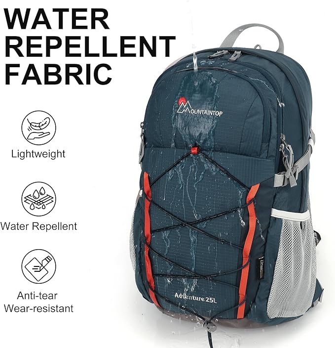 MOUNTAINTOP Hiking Backpack,Lightweight Travel Backpack for Men Women Outdoor Backpacking, Camping