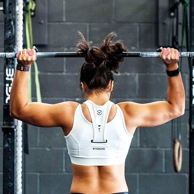 2Pairs Pure Grips - Workout Gloves Barbell Pad for Weight Lifting,Gym Grips Pads,Hand Grips for Deadlifts,Lifting Grips & Weight Grip Pads for Men and Women