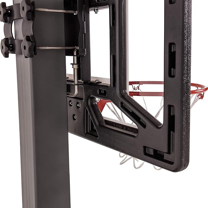 Silverback Junior Youth 33" Basketball Hoop with Lock ‘n Rock Mounting Technology Mounts to Round and Vertical Poles, Black (B8410W)