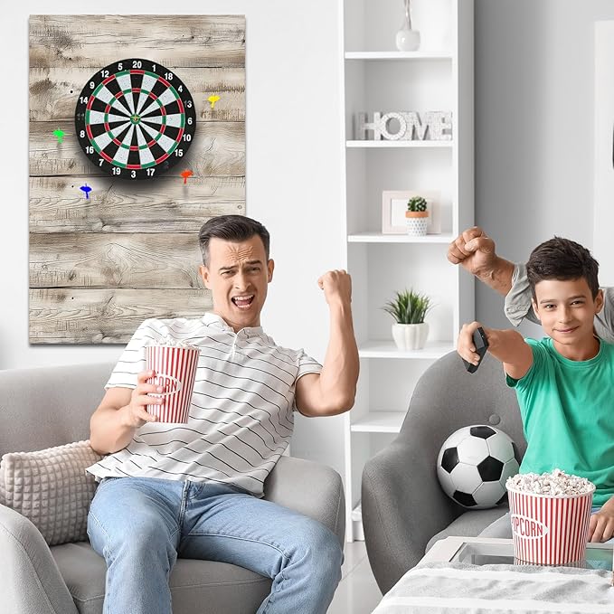 Felt Wood Grain Dart Board Wall Protectors Square Dart Board Backing Tiles Dartboard Backboard Cork Backboard Alternative