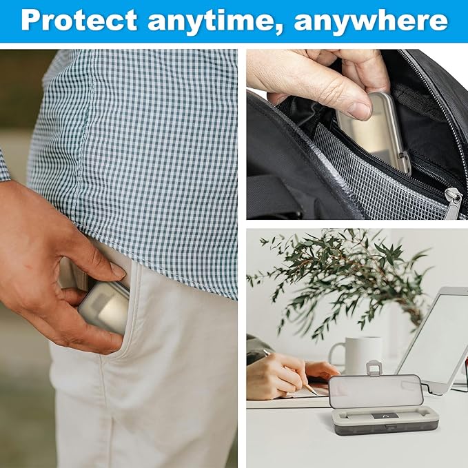 iGuerburn Hard Case for KardiaMobile 1L/6L/6L Max EKG Monitor, Kardia Mobile Heart Monitor Case, Safe to Carry & Provides Tough Protection