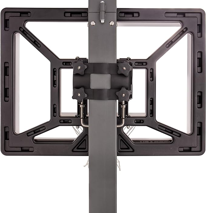 Silverback Junior Youth 33" Basketball Hoop with Lock ‘n Rock Mounting Technology Mounts to Round and Vertical Poles, Black (B8410W)