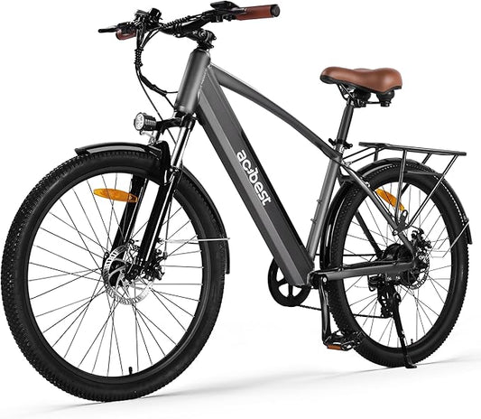 Core Electric Bike for Adults - Peak 1000W/1200W Brushless Motor Ebike, 468&500Wh Removable Built in Battery 26&27.5X2.1 Tire Step Over Bicycle with 7 Speed, Commute E Bikes