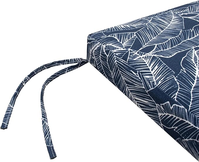 Tommy Bahama Bench Cushion, 44" X 19" X 2.5", Pacific Zaffre