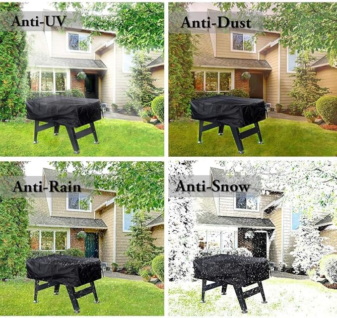 WB WEIRDBEAST Foosball Table Cover Soccer Table Cover Waterproof All Protection Outdoor/Indoor UV Resistant