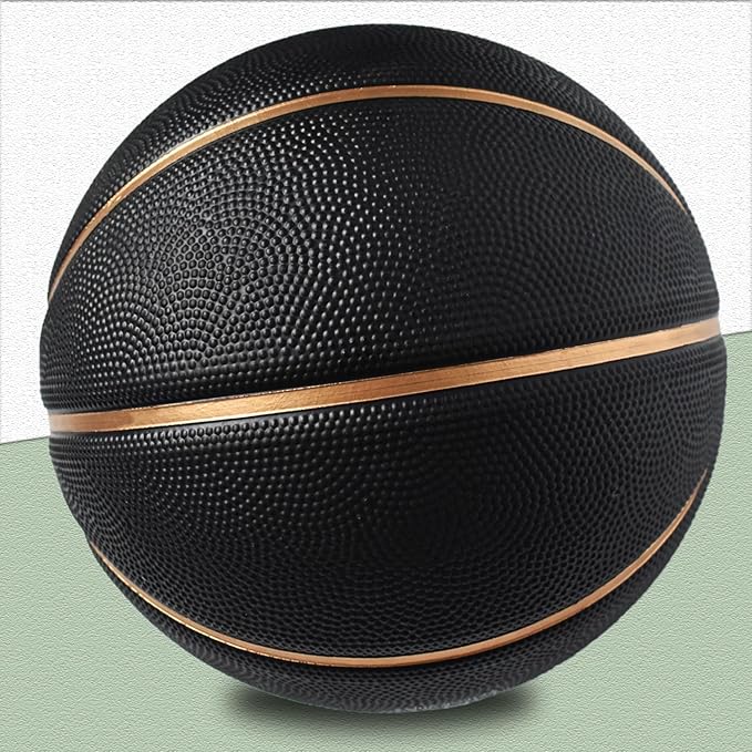 Senston 27.5‘’/29.5'' Basketball Outdoor Indoor Rubber Basketball Ball for Kids/Adult Official Size 5/7 Basket Ball with Pump