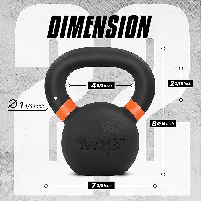 Yes4All Cast Iron Kettlebell