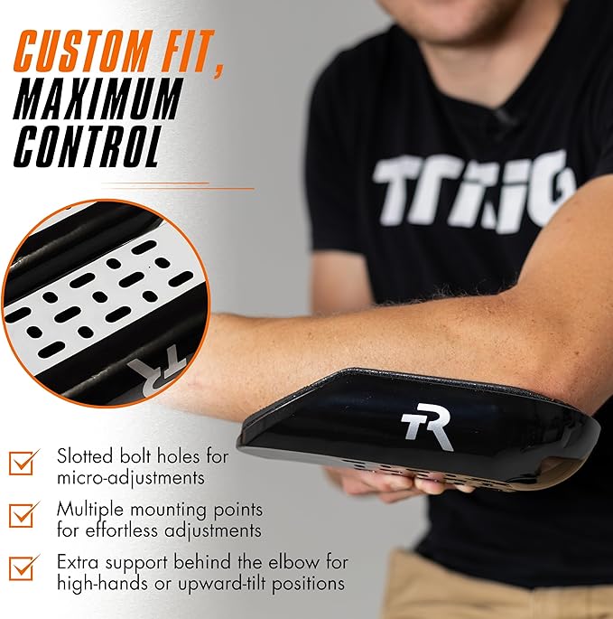 TRIRIG Signature Closed Back Arm Cups Ultra-Light TT Aerobar Pads & Specialized Cycling Arm Rests fits most Aero bars for Road Bike - Tri Bar Pads Triathlon Gear & Triathlon Bike Accessories