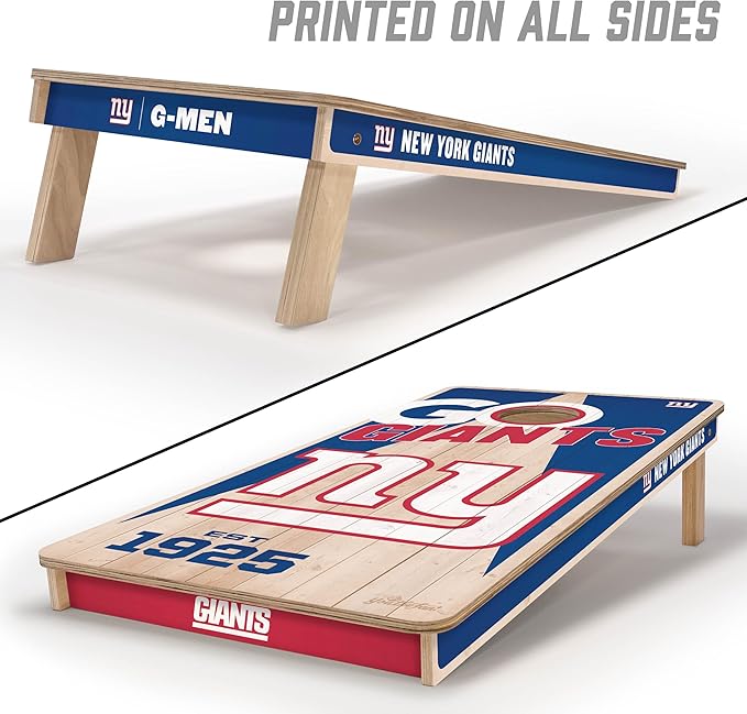 YouTheFan NFL 2’ x 4’ Professional Wood Cornhole Game