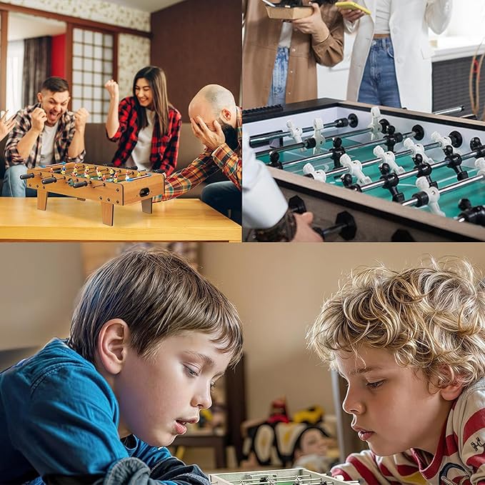 26pcs Foosball Men Replacement, Soccer Player Set Football Players Parts Foosball Man Table Player Football Machine Accessories Replacement Parts