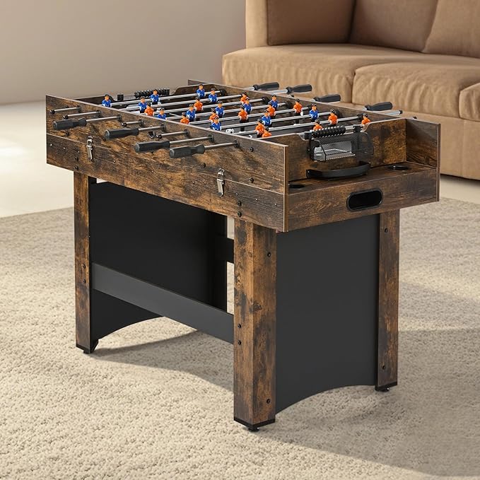 VEVOR 3-in-1/4-in-1 Combo Game Table Set, 48"/54" Air Hockey, Ping Pong & Foosball Combo, with Pucks & Pushers, Multi Combination Table for Family Game Room or Office