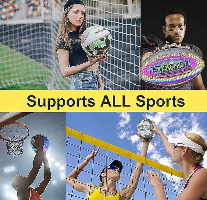 Premium Rubber/Leather Basketball - Kids & Youth, Size 3/4/5/6/7