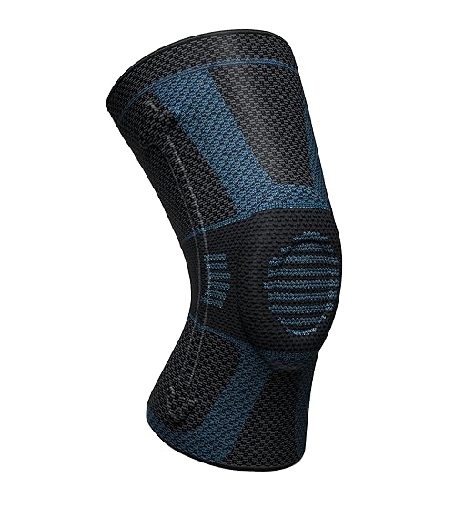NEENCA Professional Knee Brace for Pain Relief, Medical Knee Compression Sleeve, Knee Support with Horizontal Knit Tech for Meniscus Tear, ACL, Arthritis, Joint Pain, Runner, Workout- FSA/HSA APPROVED