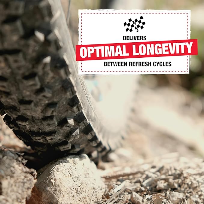 Finish Line FiberLink Pro Latex Tubeless Tire Sealant with Kevlar Technology – Long-Lasting, Low Viscosity Bicycle Sealant for Road, Gravel, Cyclocross, Mountain & Fat Bike Tires, 1 Gal