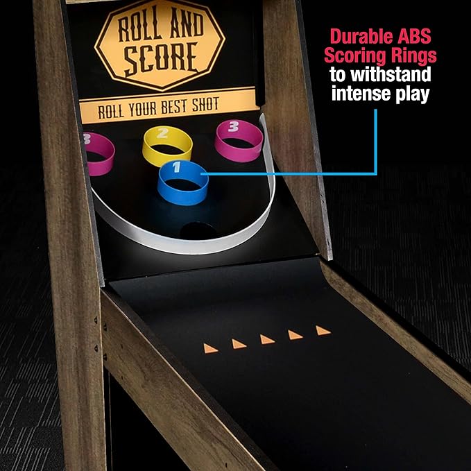 MD Sports Roll & Score Arcade Game, 87" Durable Electronic Scoring with Sound Effects and Game Balls, Perfect for Family Game Rooms