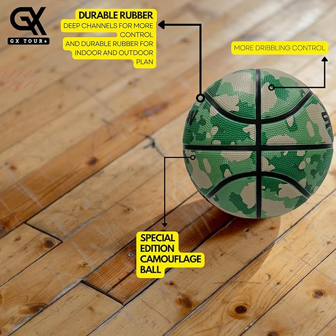 Shadow Limited Edition Basketball, Regulation Size 7, 29.5 inches, White Grey. Indoor and Outdoor. Great Gift idea.