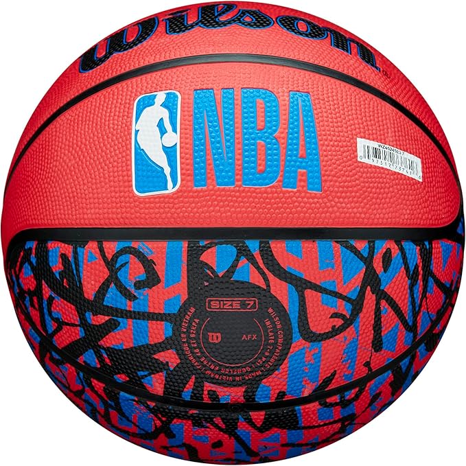 WILSON NBA Team Graffiti Basketballs - Size 7-29.5"