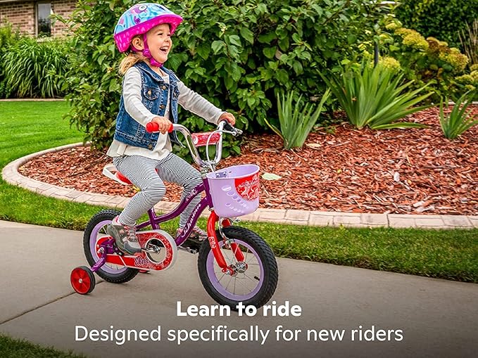 Schwinn Elm and Koen Bike or Balance Bike, 12-20 Inch Bike for Kids Ages 2-13, Black, Blue, Red, Teal, Pink or Purple, SmartStart Ergonomic Design, Adjustable Seat Grows with Child, Training Bicycle