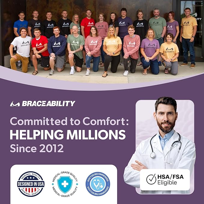 BraceAbility Knee Compression Sleeve - Knit Knee Pain Brace for Men or Women, Arthritis Relief, Meniscus Tear, Running, Workout, Sports, Swelling, Athletic Support for Joint Stability (XL/2XL Black)