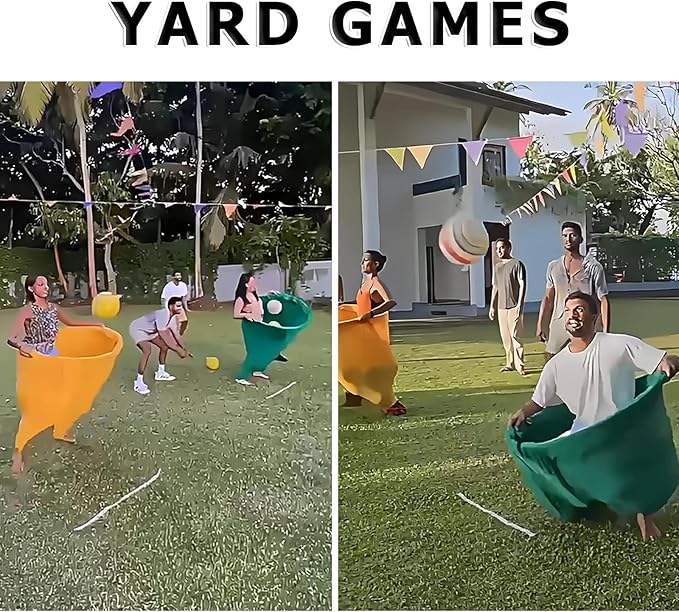 Granny Pants Yard Game, 2025 New Granny Pants Outdoor Game with Bouncy Balls, Giant Outdoor Games for Adults and Family, Funny Party Yard Games