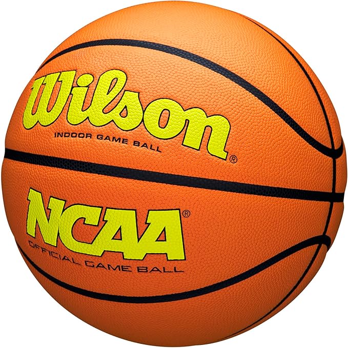 WILSON NCAA Evo NXT Official Indoor Game Basketballs - Sizes 6 and 7