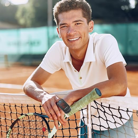 Mibest CN160 Fingertip Pulse Oximeter Blood Oxygen Saturation Monitor with Batteries Included (Black)