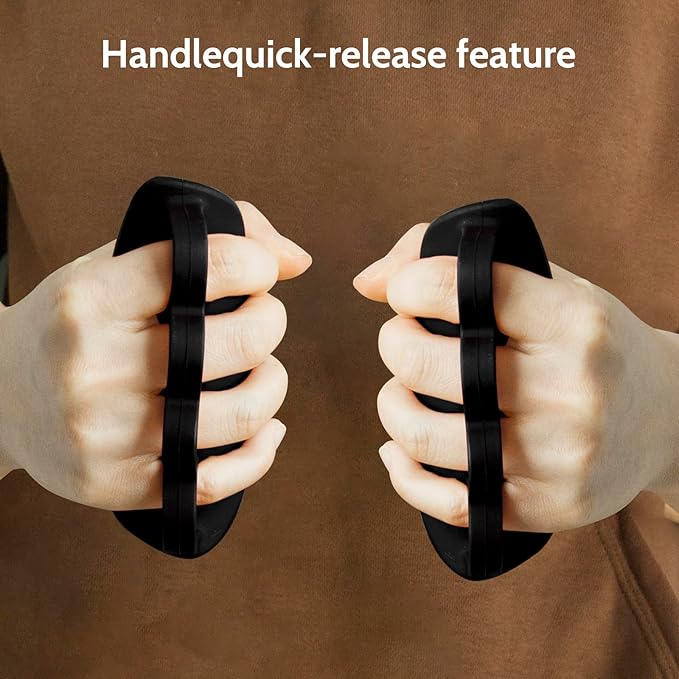 Anti-Slip Workout Grips: New Rubber Gym Grips Deadlifts Palm Protection Gloves for Weight Lifting, Dumbbell, Deadlift, Bar Pad Pull Up Grippers, Gym Training and Exercise for Men Women