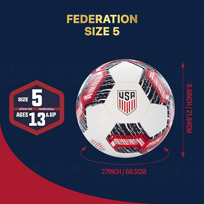 Icon Sports Officially Licensed Tottenham Hotspur Regulation Size 5 Soccer Ball