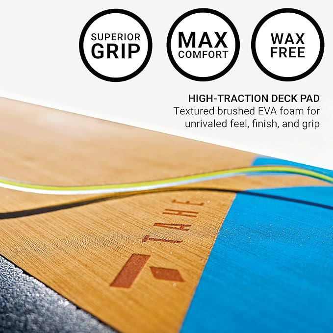 TAHE 8'4" Meteor Foam Surfboard – Premium Molded Soft Top | Durable, Lightweight & Stable | Ideal for Beginners, Rentals & Schools | Skin-Tec Construction for Long-Lasting Performance