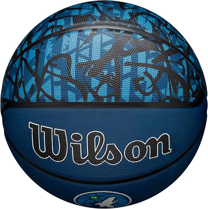 WILSON NBA Team Graffiti Basketballs - Size 7-29.5"