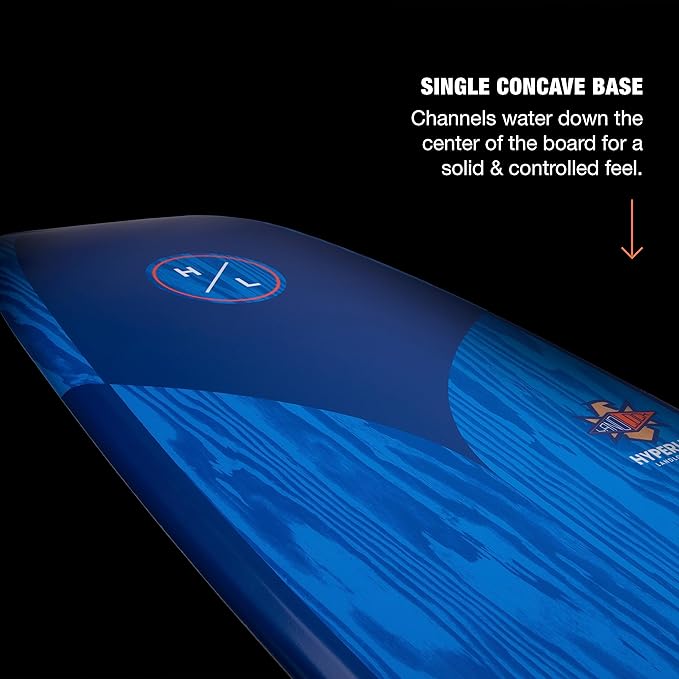 Hyperlite Landlock Wakesurf Board – Forgiving Longboard Style Wakesurf Board - Perfect for Beginners and Intermediate Riders or for Your First Surf Session