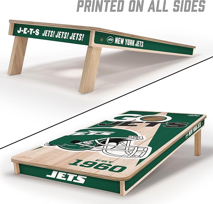 YouTheFan NFL 2’ x 4’ Professional Wood Cornhole Game