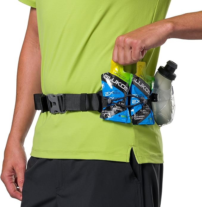 Nathan Running Belt Hydration with Flasks, Storage Pockets, Trail Mix Plus, Running Water Bottle Belt, Insulated, Walking, Hiking