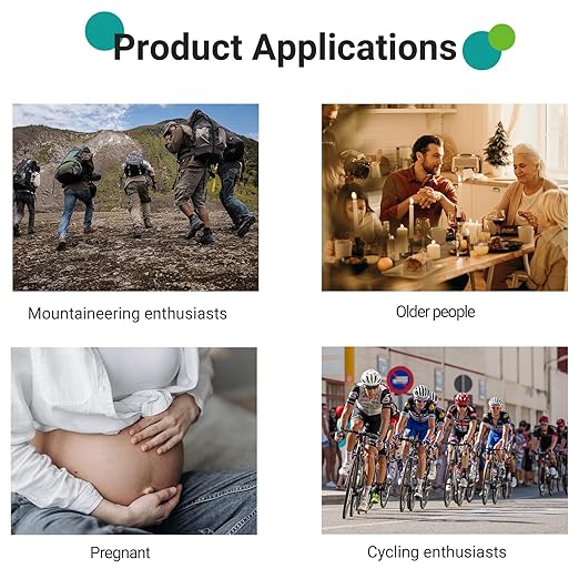 ESPOO Pulse Oximeter with 20 Memory, Oxygen Monitor Fingertip 4 Color TFT Display(SPO2), Alarm & Brightness Adjustable, Batteries & Lanyard Include(White&Black)