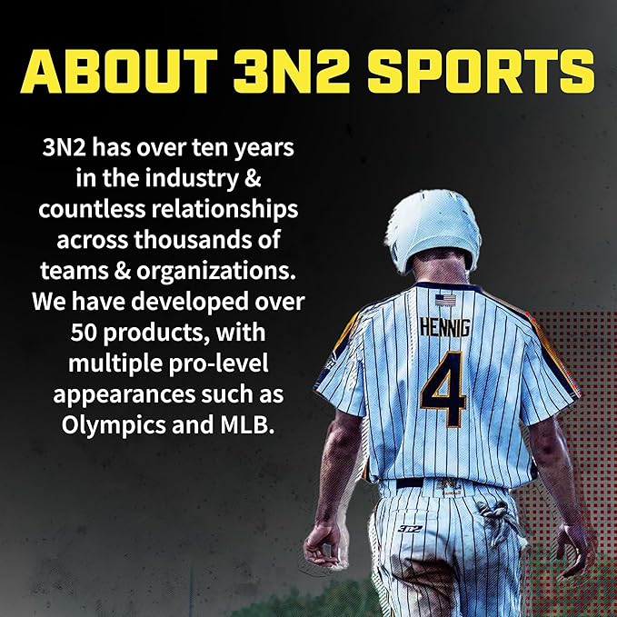 3N2 Pro Clutch Baseball Helmet - Ventilated High-Impact Shell, Moisture-Wicking Padding - Glossy