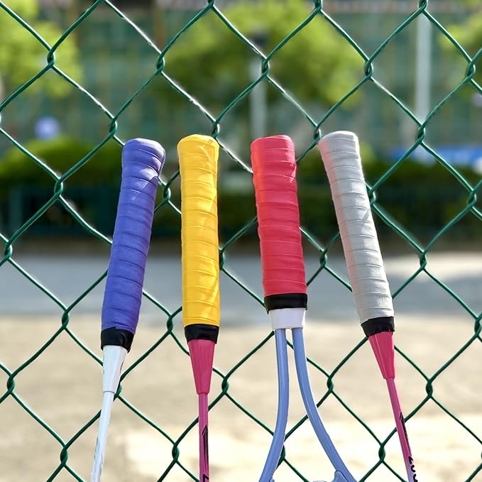 12 Pack Tennis Racket Grip Tape - Tennis Overgrip Grip Tape for Tennis Racquet - Multiple Colors Pickleball Overgrip Tape - Highly Comfortable Badminton Grip Tape