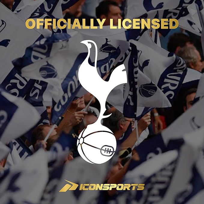 Icon Sports Officially Licensed Tottenham Hotspur Regulation Size 5 Soccer Ball