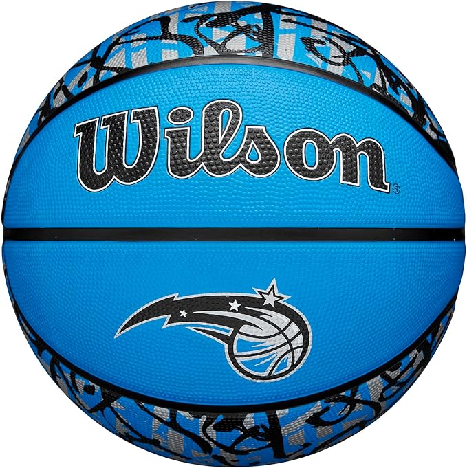 WILSON NBA Team Graffiti Basketballs - Size 7-29.5"
