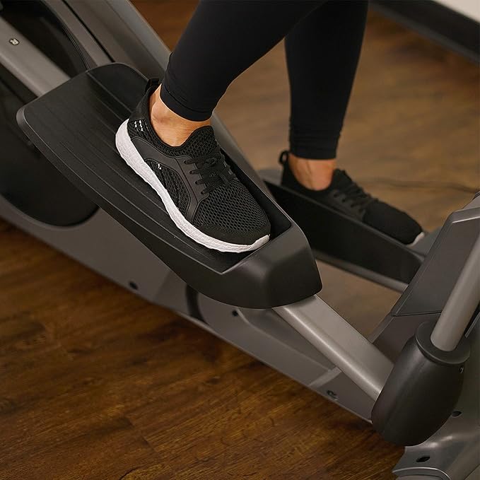 Sunny Health & Fitness Programmable 16 Electro-Magnetic Elliptical Cross Trainer Exercise Machine, Full-Body Cardio Equipment w/ 24 Pre-Built Workouts, 330LB Capacity,Optional Free SunnyFit App Link