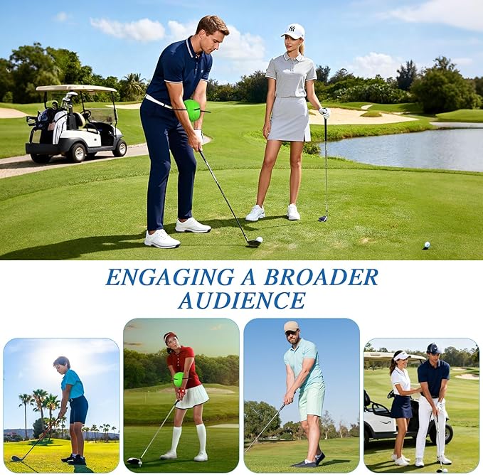 The Connector Swing Golf Training Aids,Golf Swing Trainers for Posture Correction Practice,Paired with Golf Arm Band Training Aids,Effectively Adjust The Coordination Between Arms and Body