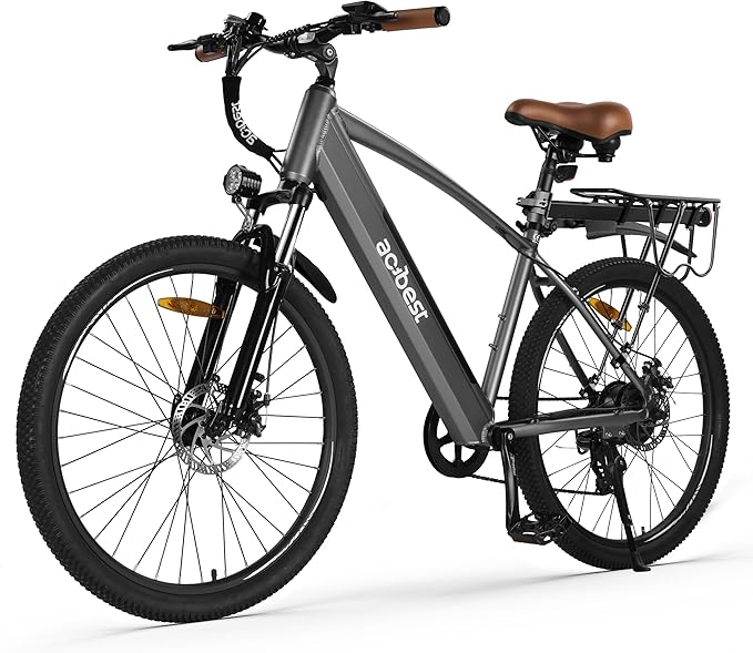 Core Electric Bike for Adults - Peak 1000W/1200W Brushless Motor Ebike, 468&500Wh Removable Built in Battery 26&27.5X2.1 Tire Step Over Bicycle with 7 Speed, Commute E Bikes