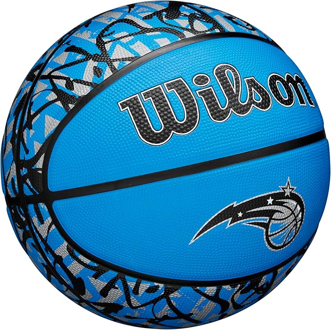 WILSON NBA Team Graffiti Basketballs - Size 7-29.5"